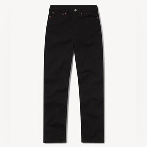 Buck Mason Cigarette Jean in Black Womens 28